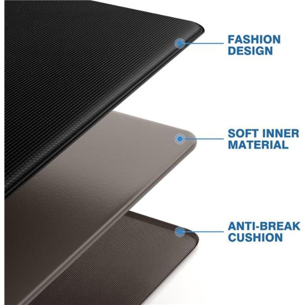 Kitchen Mats 2PCS Kitchen Rugs Cushioned Anti Fatigue Kitchen Mats Non Slip - Picture 5 of 7
